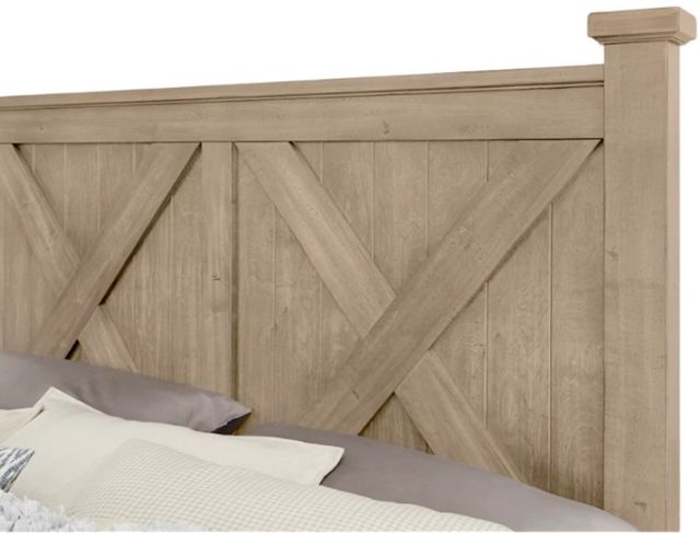 Artisan & Post by Vaughan-Bassett Cool Rustic Clear Maple California King Panel Bed-2
