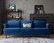 TOV Furniture Porter Navy Velvet Sofa-4