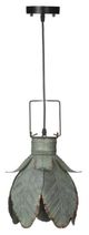 A & B Home Southern Living Aged Gray/Green Suvi Iron Petal Pendant-0