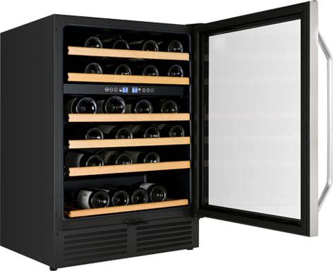 Avanti® 24" Stainless Steel Built-In Wine Cooler with Security Lock-1