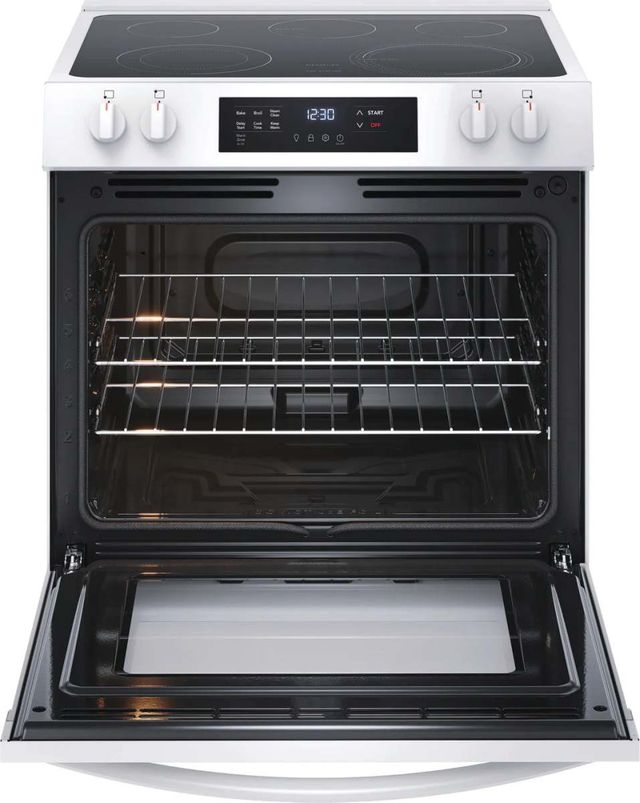 Frigidaire® 30'' White Slide-In Electric Range-2