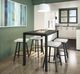 Amisco Customizable Harrison 42" Glass Bar Table-5