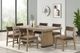 New Classic® Home Furnishings Viera 7-Piece Dark Brown/Natural Oak Dining Table Set-1
