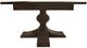 Mavin Customizable Concave Extendable Dining Table with 18" Leaf-2