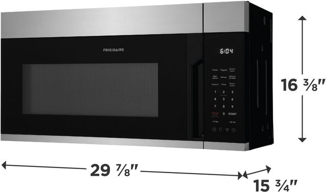 Frigidaire® 1.8 Cu. Ft. Stainless Steel Over The Range Microwave-12
