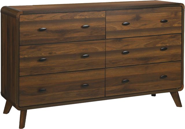Monarch Specialties Inc. Grey/Walnut Dresser-0