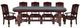 Steve Silver Co. Antoinette 7-Piece Brown Cherry Dining Table Set-1