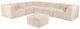 Furniture of America® Nappi Sand Large L-Sectional with Ottoman-0