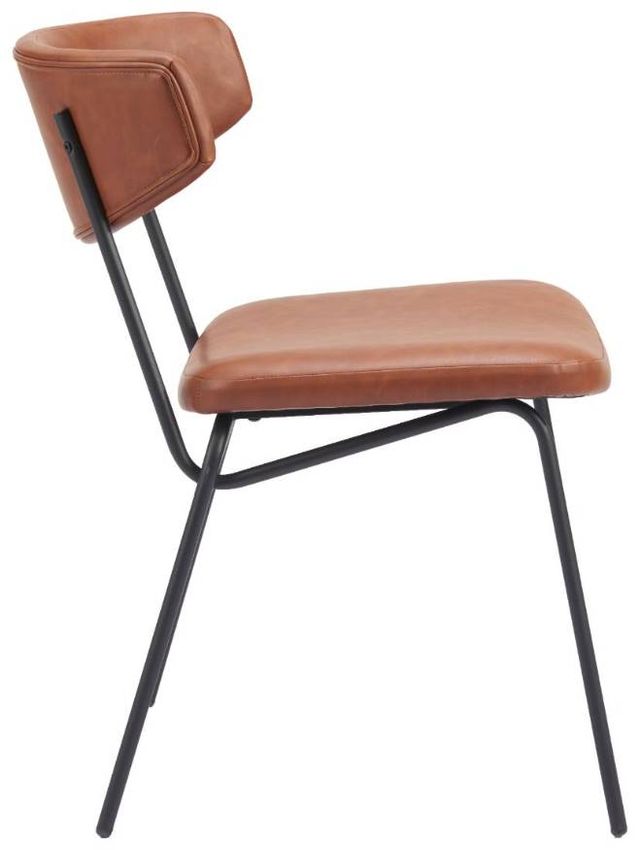 Zuo® Modern Charon Vintage Brown Dining Side Chair-1