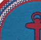 Capel Rugs Hyport Anchor Colonial 3' Round Throw Rug-1