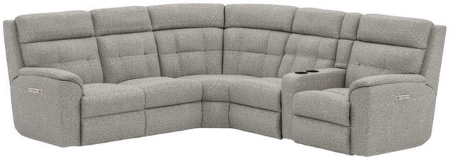 Flexsteel® Customizable Mason 6-Piece L-Shape Power Reclining Sectional with Power Headrests -0