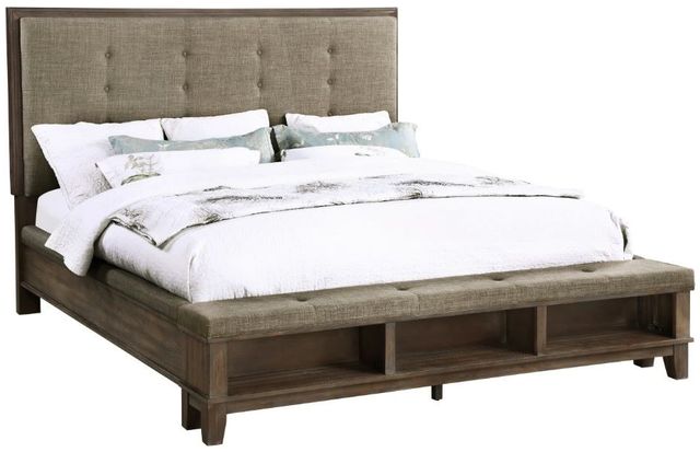 New Classic® Home Furnishings Cagney 4-Piece Vintage King Panel Bedroom Set-2