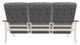 Telescope Casual St. Catherine Agra Classic/Desert Aluminum/Fabric Outdoor MGP Cushion Three-Seat Sofa with Chestnut Rustic Arms-3