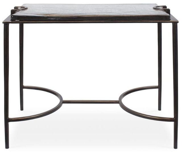 Uttermost® Eisen Dark Bronze Glass Accent Table-3