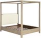Coaster® Solano Weathered Mango California King Canopy Bed-0