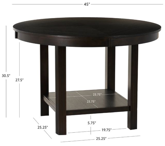 Powell® Ingram 5-Piece Black/Gray Dining Set-2