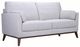 Porter International Designs Flanders White Loveseat-0
