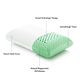Malouf® Z™ Zoned ActiveDough™ + Peppermint Queen Pillow-1