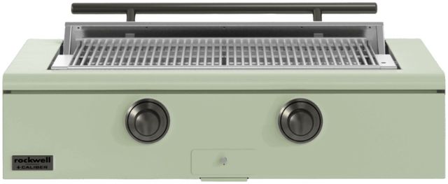 Caliber™ Rockwell Social 2-Burner Sage Built-In Natural Gas Grill with Pewter Hardware-0