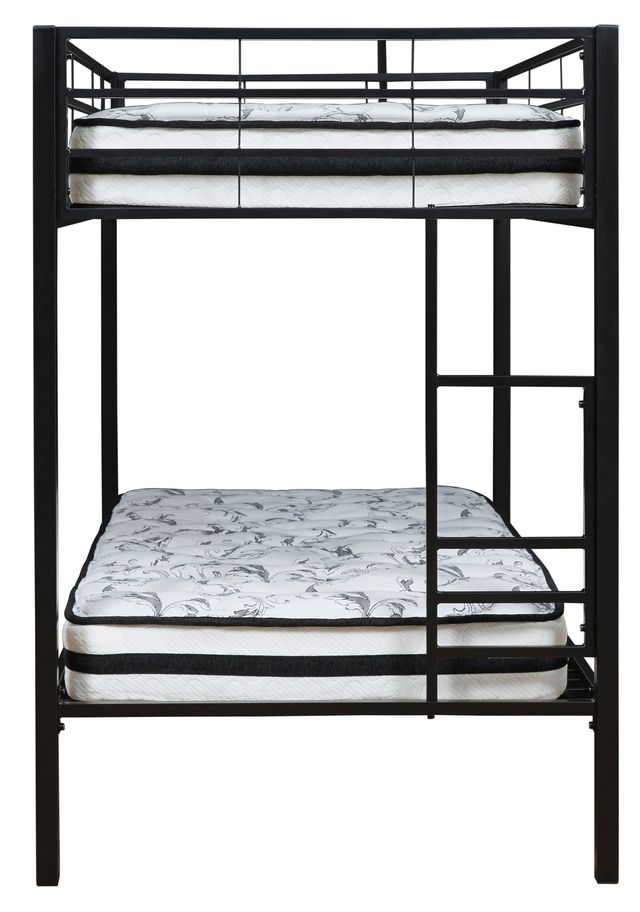 Signature Design by Ashley® Broshard Black Twin over Twin Metal Bunk Bed-3