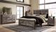Signature Design by Ashley® Wynnlow 2-Piece Gray King Crossbuck Panel Bed Set-3