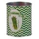 A & B Home Abington 2-Piece Green/White Oversized Tin Set-2