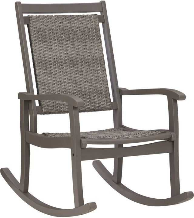 Signature Design by Ashley® Emani Gray Rocking Chair-0