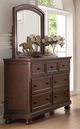 Mazin Furniture Begonia Cherry Brown Dresser-3