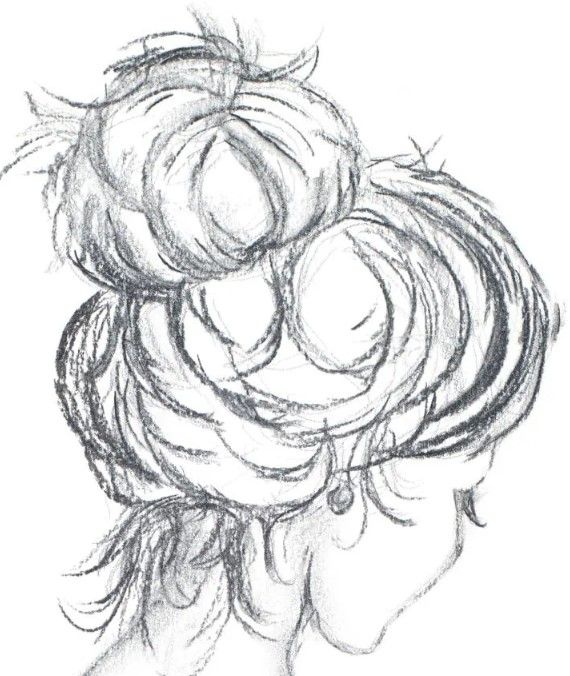 Classy Art Messy Bun II by Gina Ritter Wall Art-1