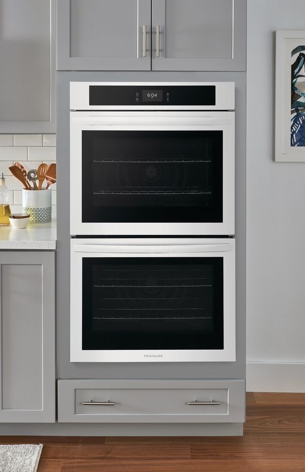 Frigidaire 30" White Double Electric Wall Oven
