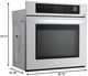 LG 30" Stainless Steel Single Electric Wall Oven-3