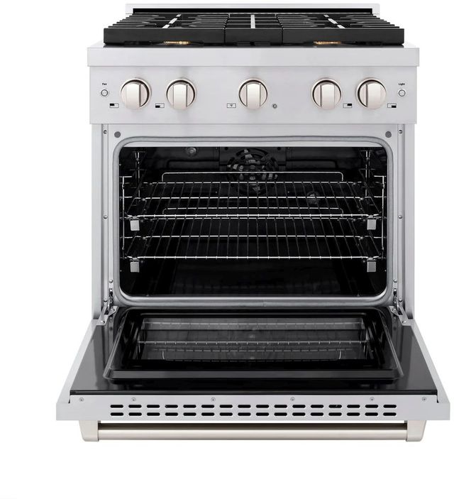 ZLINE Paramount 30" Stainless Steel Pro Style Dual Fuel Range-1