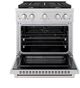 ZLINE Paramount 30" Stainless Steel Pro Style Dual Fuel Range-1
