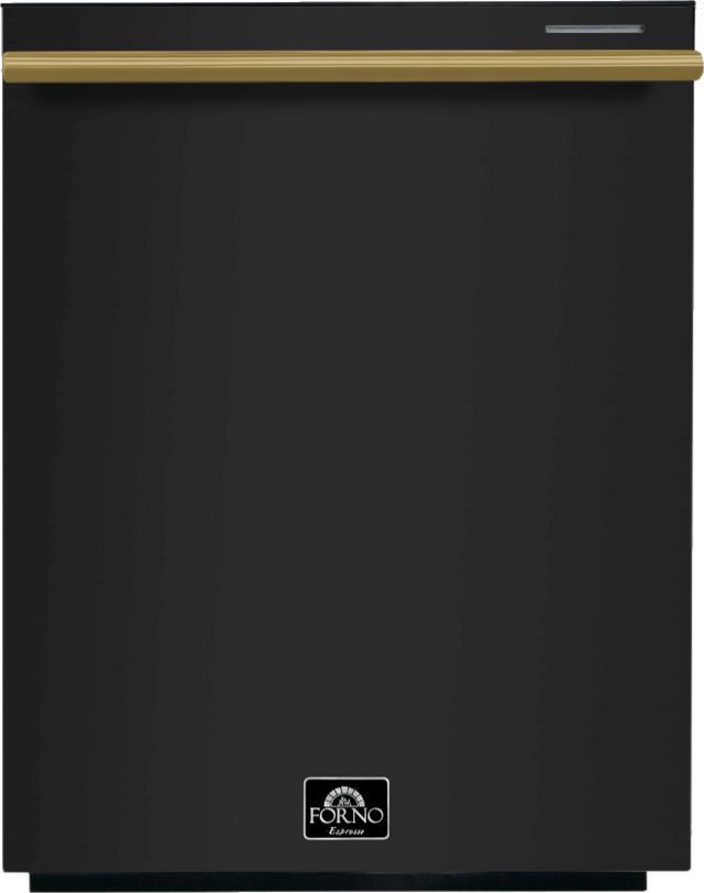 FORNO® Pozzo 30" Black Top Control Dishwasher