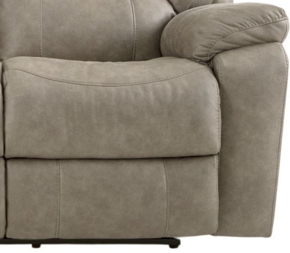 HomeStretch Sapphire Beige Double Reclining Sofa-3