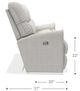 La-Z-Boy® Rowan Mocha Power Wall Reclining Sofa-5