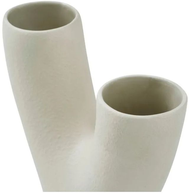 Renwil® Wisteria Textured Semi-Gloss Beige Vase-3