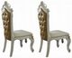 ACME Furniture Picardy 2-Piece Antique Pearl/Butterscotch Side Chair Set-0