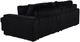 Coaster® Jacana Black Corduroy Upholstered Dual Power Chaise Sofa-5