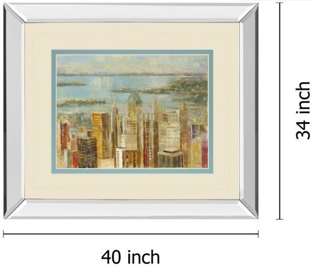 Classy Living Longo Cityscape 34" Wall Art-2