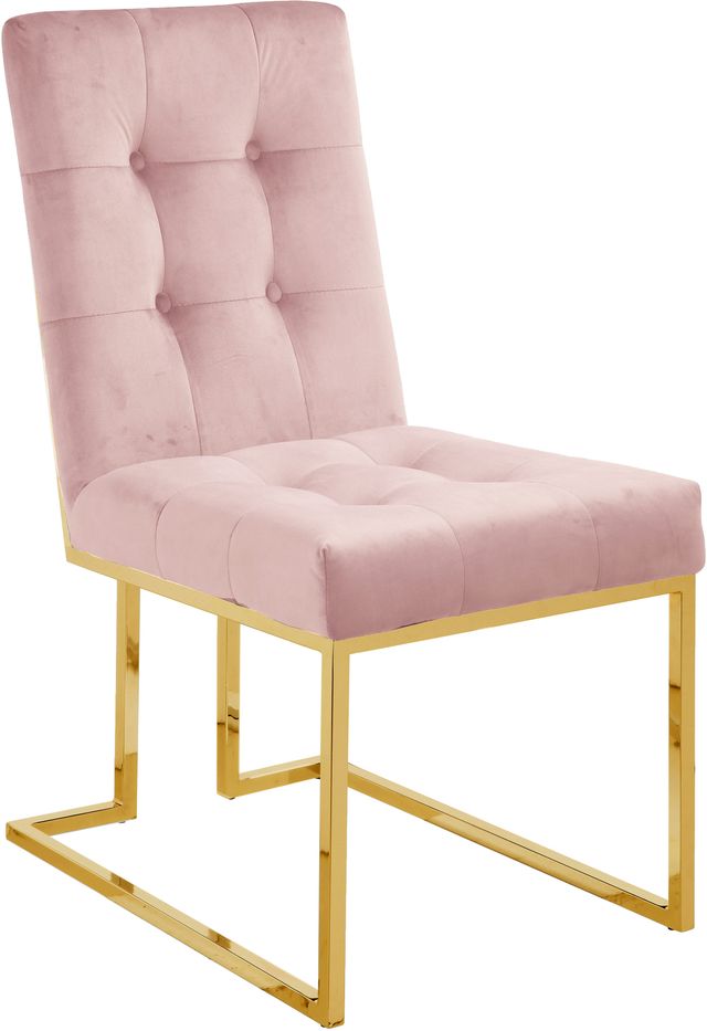 Meridian Furniture Pierre Pink Velvet Dining Chair-0
