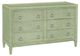 Braxton Culler Customizable Naples Six-Drawer Dresser with Glass Top-5