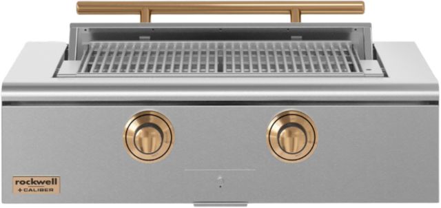 Caliber™ Rockwell 2-Burner Stainless Steel Built-In Liquid Propane Grill with Gold Hardware-0