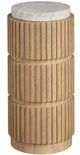 Universal Explore Home™ Avaline Carmen White Spot Table with Skylar Base-0