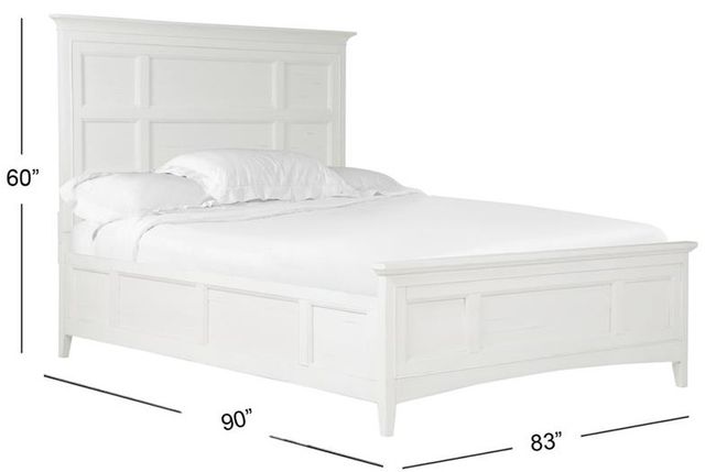 Magnussen Home® Heron Cove Chalk White California King Panel Bed-1