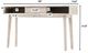 LH Home Gia Light Driftwood Console Table-1