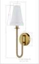 Forty West Tatum Gold Sconce-1