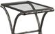 Kincaid® Milan-Acquisitions Glass Top Chairside Table with Gray Base-1