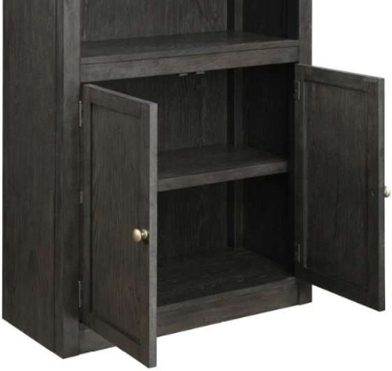 Winners Only® Addison Charcoal Bookcase-2