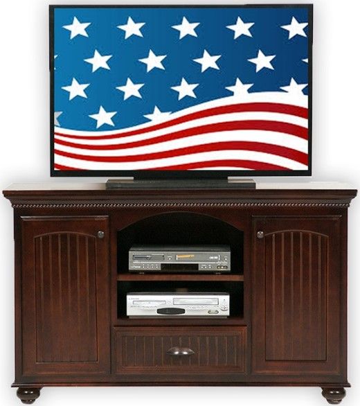 American Heartland Manufacturing Poplar 60" Deluxe TV Stand-1